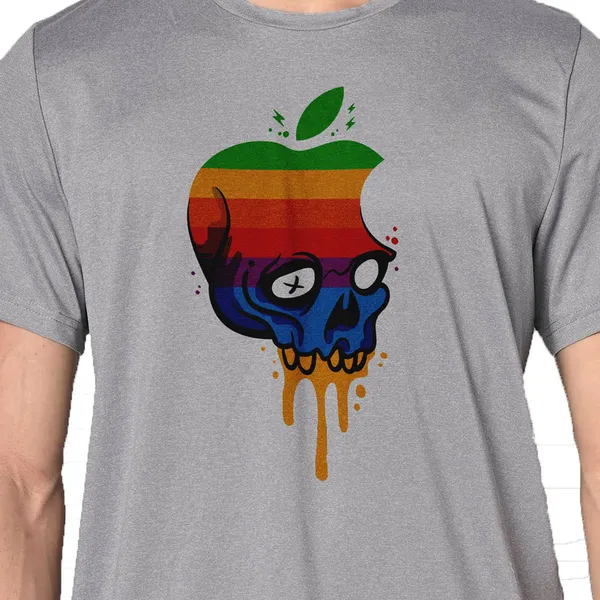Mooch_Wale_Deadly_Apple_Skull__Quick-Dri_T-shirt_For_Men