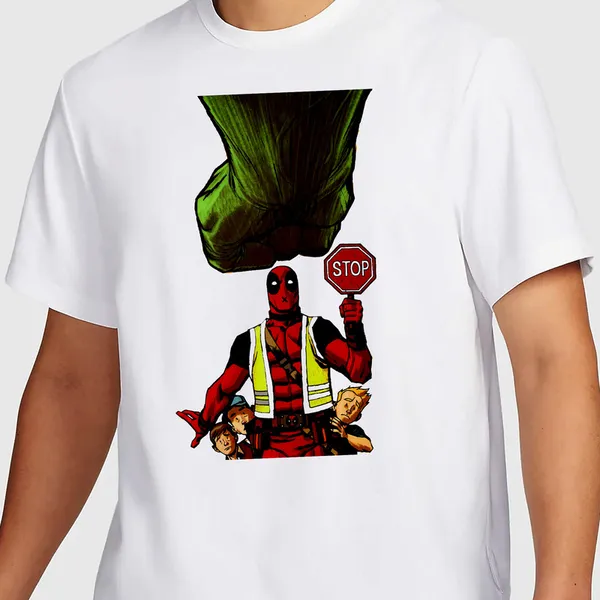 Mooch_Wale_Deadpool_Stops_Hulk__Quick-Dri_T-shirt_For_Men