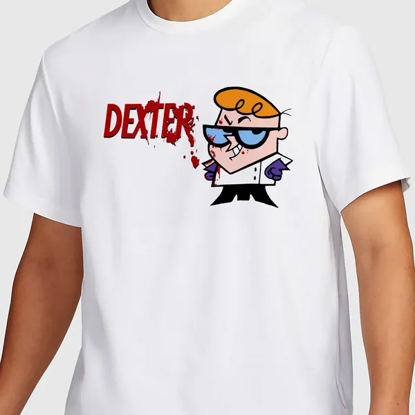 Mooch_Wale_Dexter_Cartoon_In_New_Style__Quick-Dri_T-shirt_For_Men