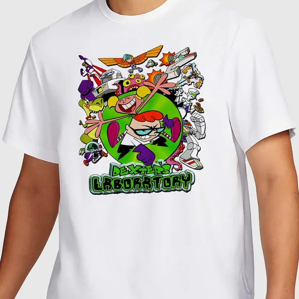 Mooch_Wale_Dexter_Laboratory_Poster__Quick-Dri_T-shirt_For_Men