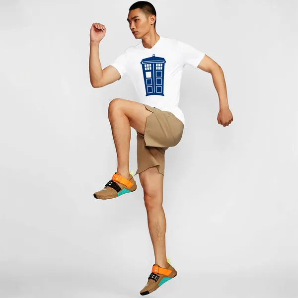 Mooch_Wale_Doctor_Who_Tardis_Front__Quick-Dri_T-shirt_For_Men