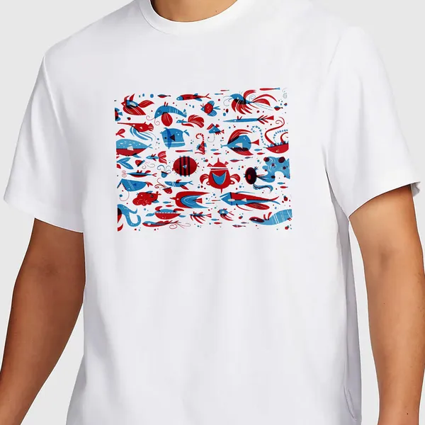 Mooch_Wale_Fishes_Blue_And_Red_Art__Quick-Dri_T-shirt_For_Men