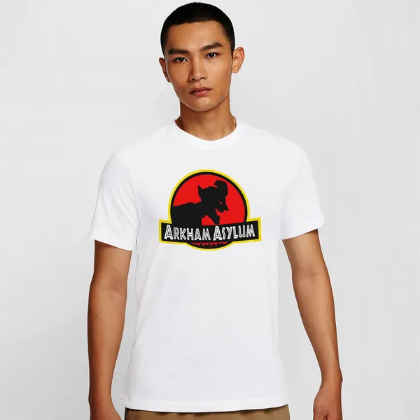 Mooch_Wale_Arkham_Asylum_Joker_Logo__Quick-Dri_T-shirt_For_Men