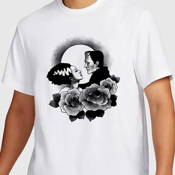 Mooch_Wale_Frankenstein_Love_Style__Quick-Dri_T-shirt_For_Men