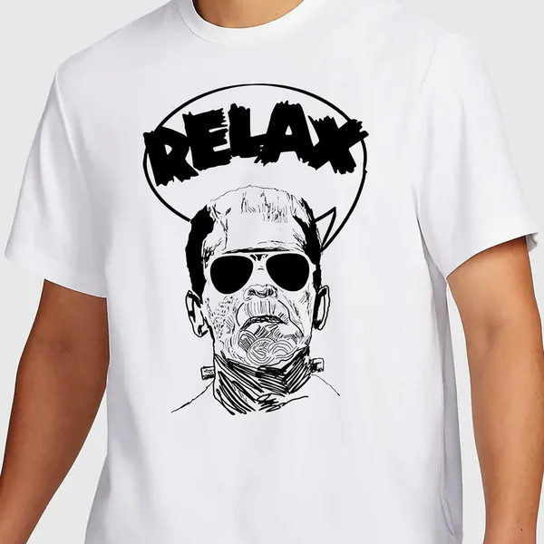Mooch_Wale_Frankiestein_Say_Relax__Quick-Dri_T-shirt_For_Men