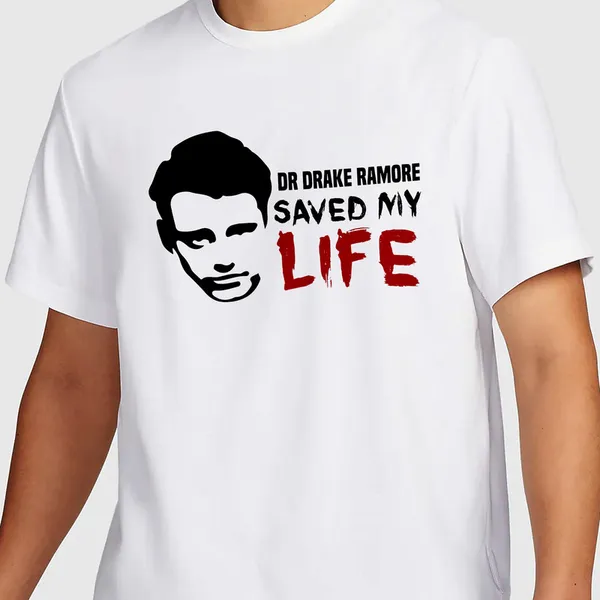 Mooch_Wale_Friends_Dr_Drake_Ramore_Saved_My_Life__Quick-Dri_T-shirt_For_Men