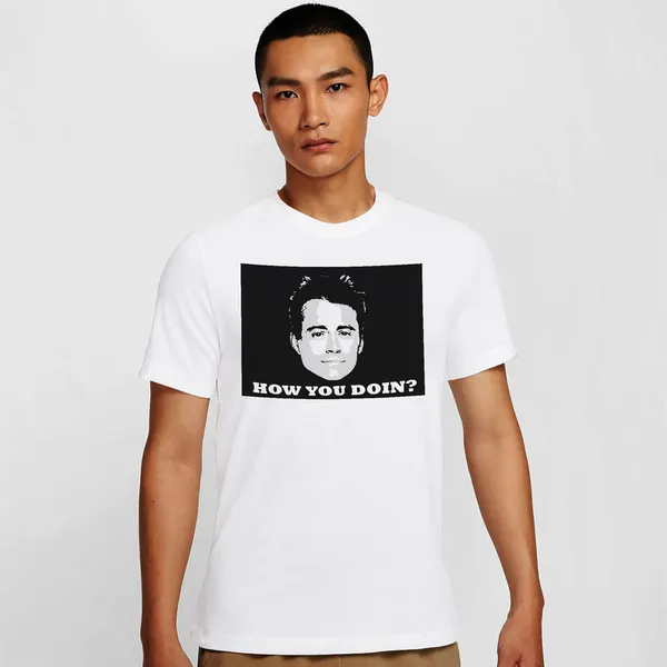 Mooch_Wale_Friends_Joye_How_You_Doin_Black_And_White__Quick-Dri_T-shirt_For_Men