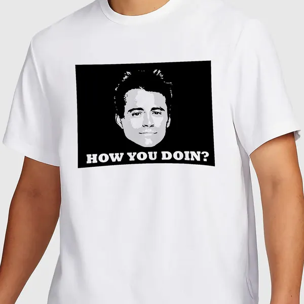 Mooch_Wale_Friends_Joye_How_You_Doin_Black_And_White__Quick-Dri_T-shirt_For_Men