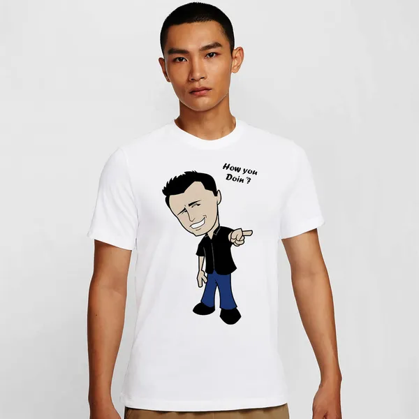 Mooch_Wale_Friends_Joye_How_You_Doin_Clipart__Quick-Dri_T-shirt_For_Men