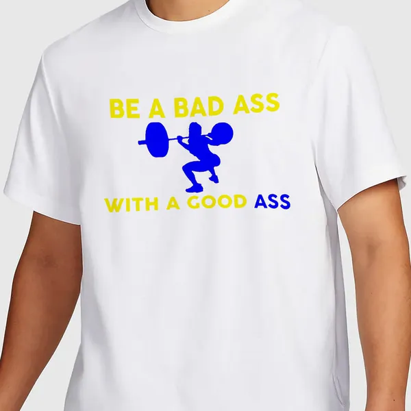 Mooch_Wale_Bad_Ass_With_Good_Ass_Blue_And_Yellow__Quick-Dri_T-shirt_For_Men