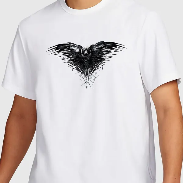 Mooch_Wale_Game_Of_Thrones_Three_Eyed_Raven_Art__Quick-Dri_T-shirt_For_Men