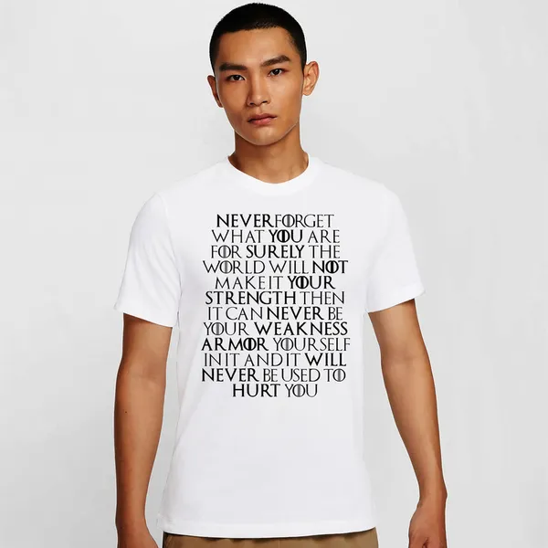 Mooch_Wale_Game_Of_Thrones_Wear_It_Like_And_Armor_Quote__Quick-Dri_T-shirt_For_Men