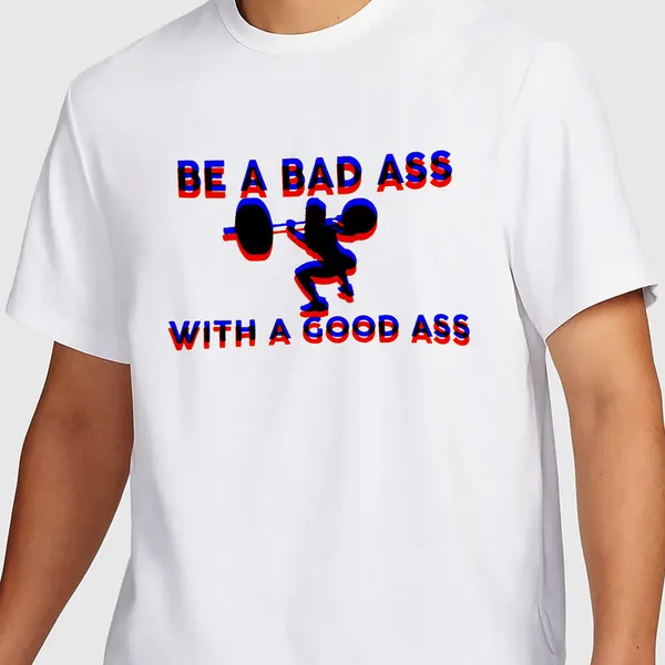 Mooch_Wale_Bad_Ass_With_Good_Ass_Red_And_Blue_Trans__Quick-Dri_T-shirt_For_Men
