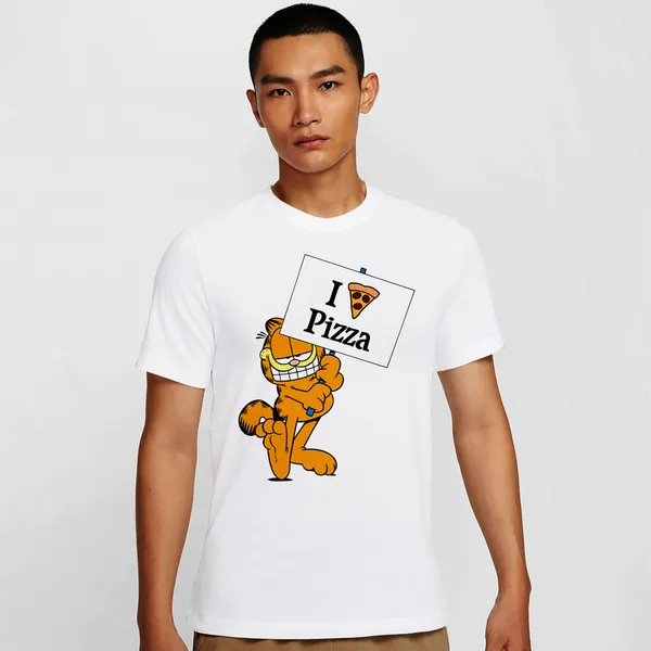 Mooch_Wale_Garfield_I_Love_Pizza__Quick-Dri_T-shirt_For_Men