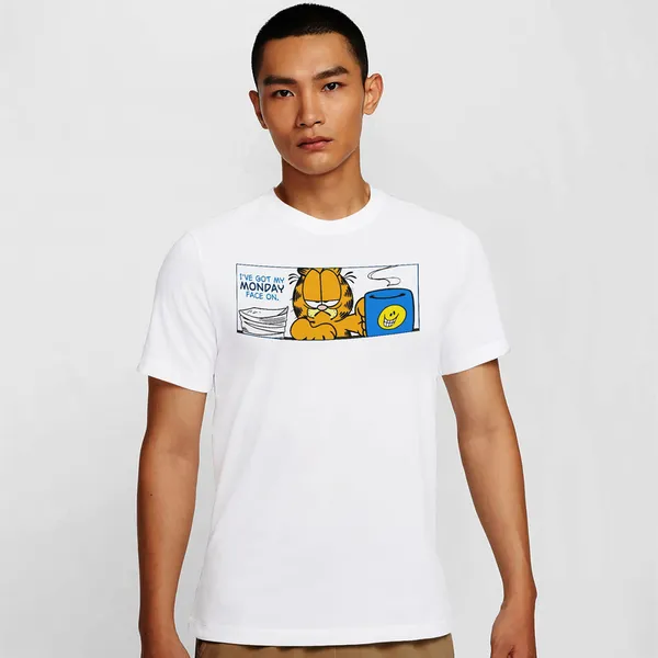 Mooch_Wale_Garfield_Monday_Face_On__Quick-Dri_T-shirt_For_Men
