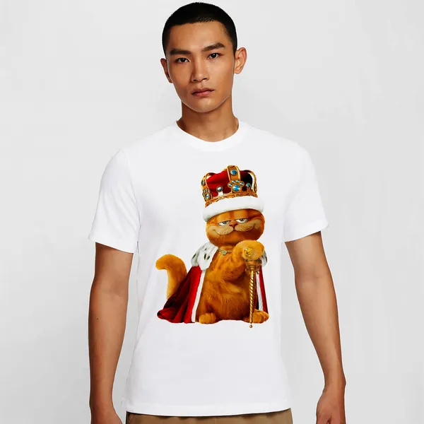 Mooch_Wale_Garfield_The_King__Quick-Dri_T-shirt_For_Men
