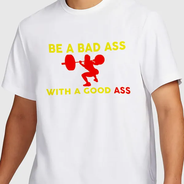 Mooch_Wale_Bad_Ass_With_Good_Ass_Red_And_Yellow__Quick-Dri_T-shirt_For_Men