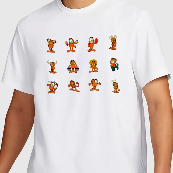 Mooch_Wale_Garfield_Zodiac_Signs__Quick-Dri_T-shirt_For_Men