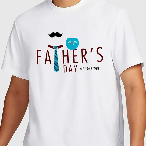 Mooch_Wale_Happy_Fathers_Day_We_Love_You__Quick-Dri_T-shirt_For_Men