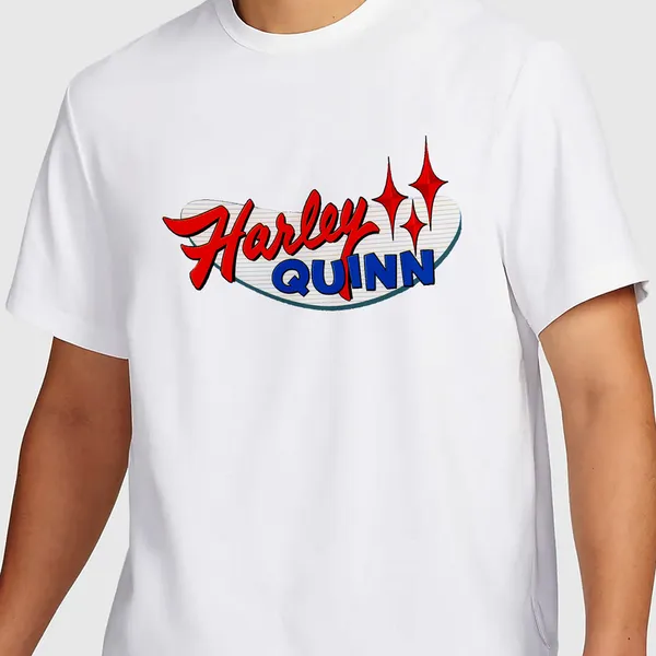 Mooch_Wale_Harley_Quinn_Logo__Quick-Dri_T-shirt_For_Men