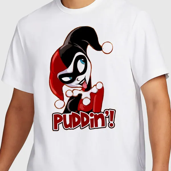 Mooch_Wale_Harley_Quinn_Puddin__Quick-Dri_T-shirt_For_Men