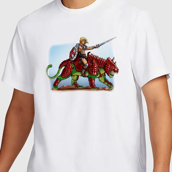 Mooch_Wale_He_Man_And_Tiger_Armor__Quick-Dri_T-shirt_For_Men