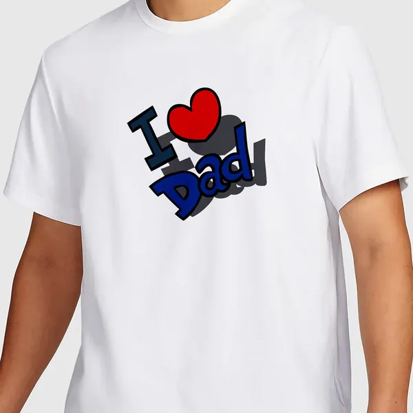 Mooch_Wale_I_Love_Dad__Quick-Dri_T-shirt_For_Men