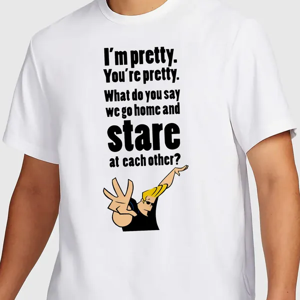Mooch_Wale_Johnny_Bravo_Pretty_Stare_Quotes__Quick-Dri_T-shirt_For_Men
