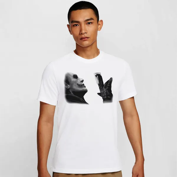 Mooch_Wale_Joker_Heath_Ledger_Black_And_White_Card_Artwork__Quick-Dri_T-shirt_For_Men