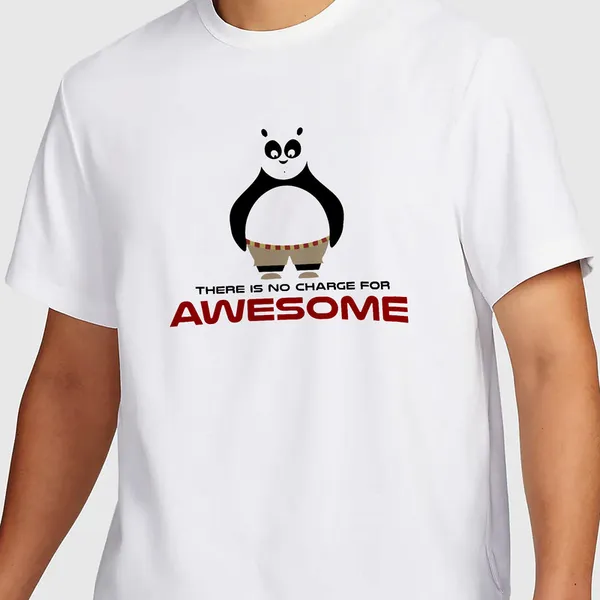 Mooch_Wale_Kung_Fu_Panda_There_Is_No_Charge_For_Awesome__Quick-Dri_T-shirt_For_Men