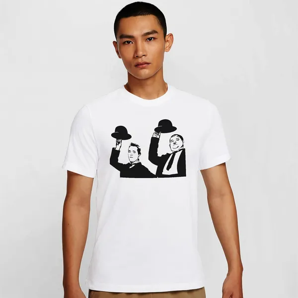 Mooch_Wale_Laurel_&_Hardy_Black_And_White__Quick-Dri_T-shirt_For_Men