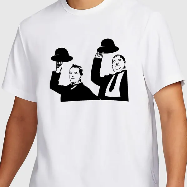 Mooch_Wale_Laurel_&_Hardy_Black_And_White__Quick-Dri_T-shirt_For_Men