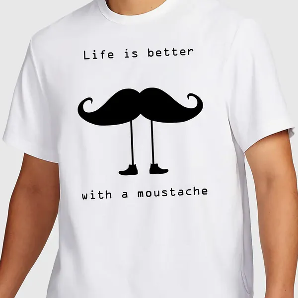 Mooch_Wale_Life_Is_Better_With_A_Moustache__Quick-Dri_T-shirt_For_Men