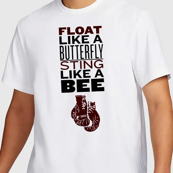 Mooch_Wale_Md_Ali_Float_Like_A_Butterfly_Sting_Like_A_Bee__Quick-Dri_T-shirt_For_Men