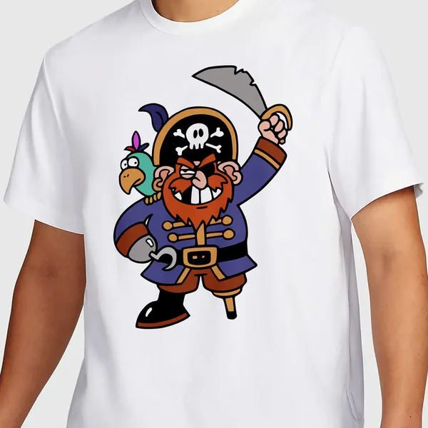 Mooch_Wale_Piratey_Pirate__Quick-Dri_T-shirt_For_Men