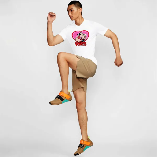 Mooch_Wale_Popeye_Olive_Valentine__Quick-Dri_T-shirt_For_Men