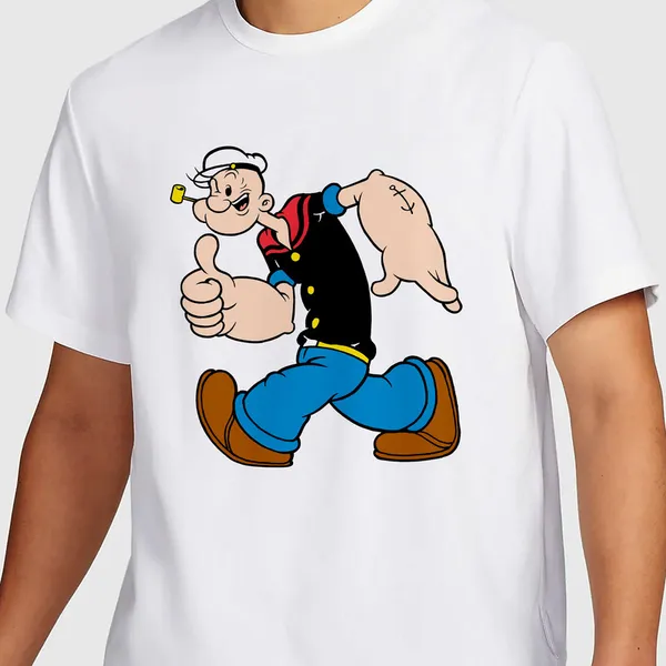 Mooch_Wale_Popeye_Thumsup__Quick-Dri_T-shirt_For_Men
