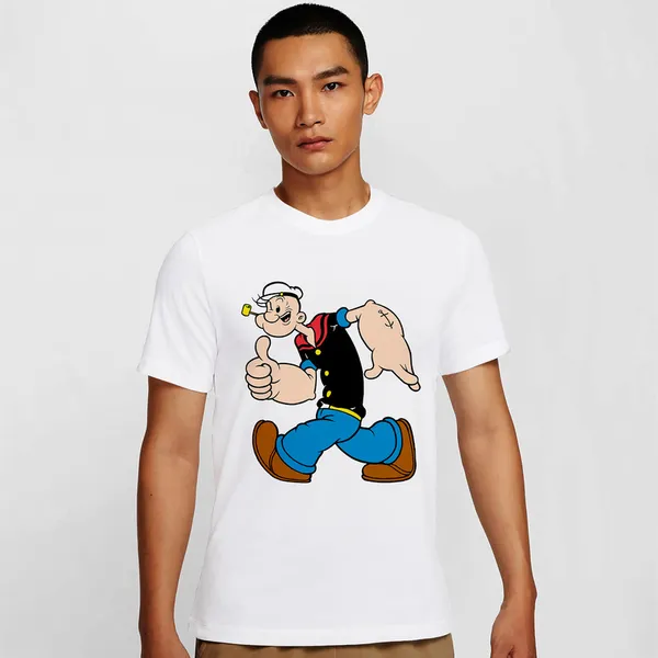 Mooch_Wale_Popeye_Thumsup__Quick-Dri_T-shirt_For_Men