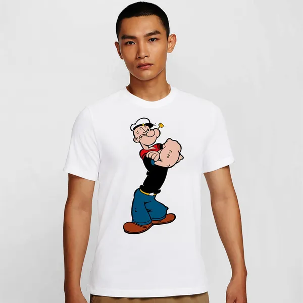 Mooch_Wale_Popeyes_Style__Quick-Dri_T-shirt_For_Men