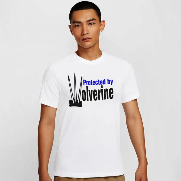 Mooch_Wale_Protected_By_Wolverine__Quick-Dri_T-shirt_For_Men