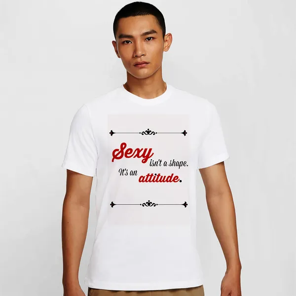 Mooch_Wale_Sexy_Isnt_A_Shape_Its_An_Attitude__Quick-Dri_T-shirt_For_Men