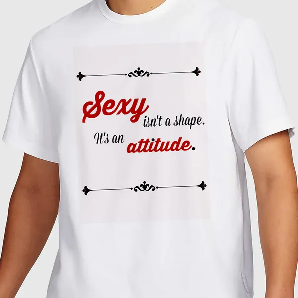 Mooch_Wale_Sexy_Isnt_A_Shape_Its_An_Attitude__Quick-Dri_T-shirt_For_Men