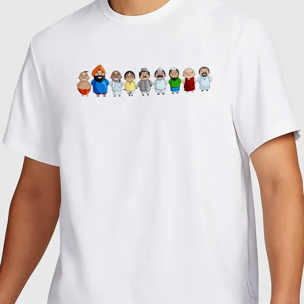Mooch_Wale_Simply_Indian__Quick-Dri_T-shirt_For_Men