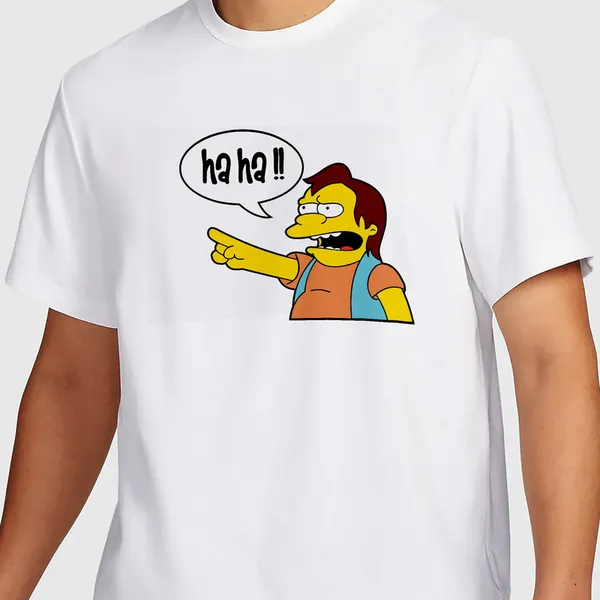 Mooch_Wale_Simpsons_Nelson_Haha__Quick-Dri_T-shirt_For_Men