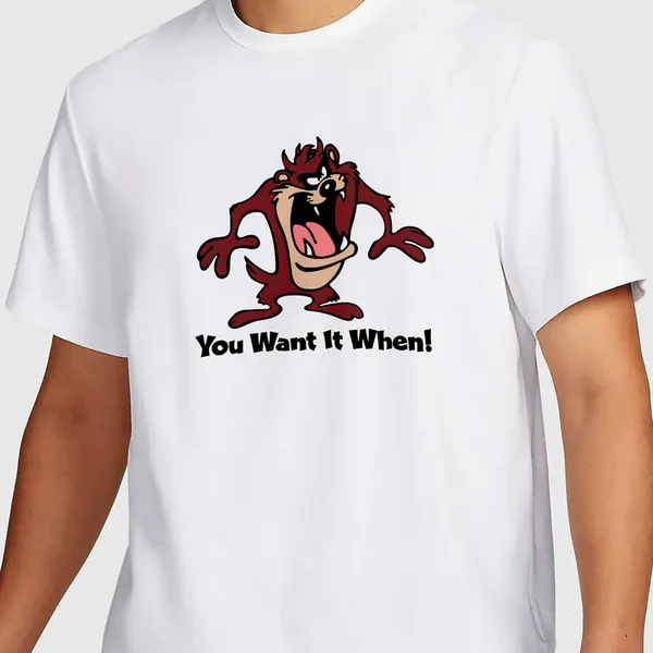Mooch_Wale_Taz_You_Want_It_When__Quick-Dri_T-shirt_For_Men