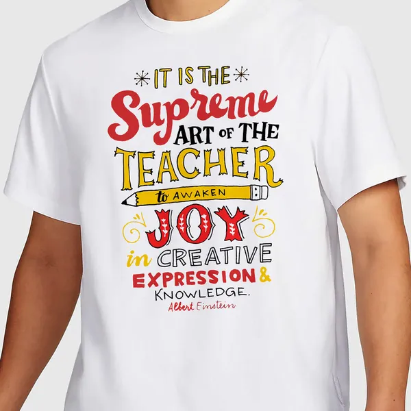 Mooch_Wale_The_Supreme_Art_Of_The_Teacher_Albert_Einstein_Quote__Quick-Dri_T-shirt_For_Men