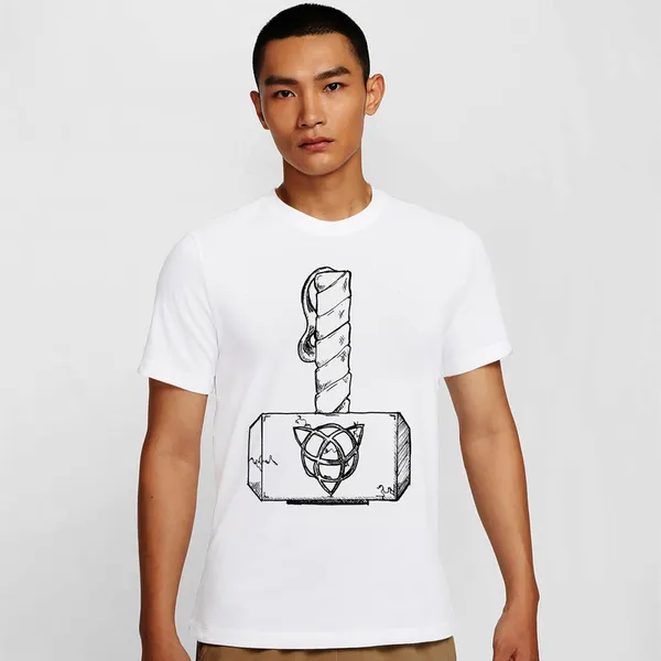 Mooch_Wale_Thors_Hammer__Quick-Dri_T-shirt_For_Men