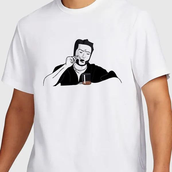 Mooch_Wale_Wolverine_In_The_Bar_Art__Quick-Dri_T-shirt_For_Men