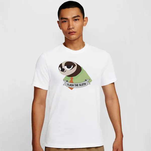 Mooch_Wale_Zootopia_Flash_The_Slotrh__Quick-Dri_T-shirt_For_Men