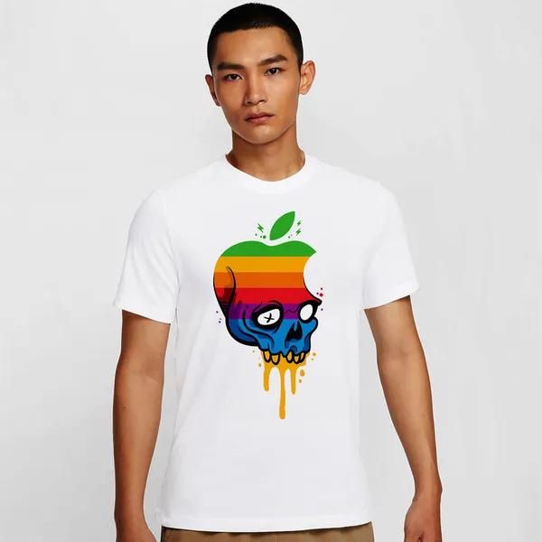 Mooch_Wale_Deadly_Apple_Skull__Quick-Dri_T-shirt_For_Men